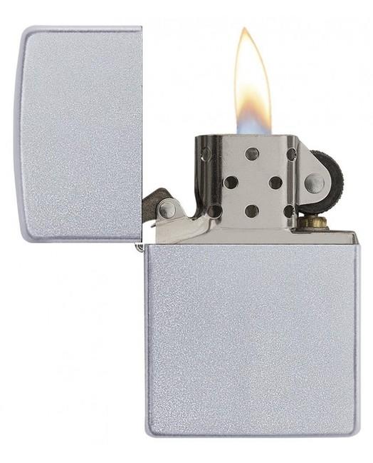 Zippo Satin Chrome benzínový zapalovač
