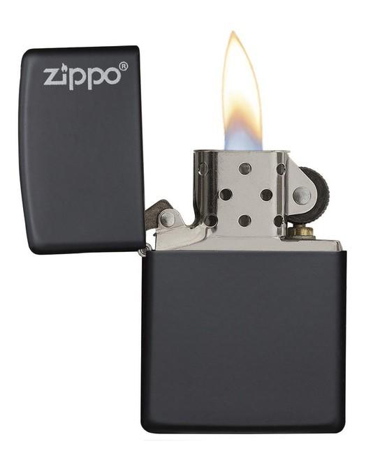 Zippo Mattschwarz Benzinfeuerzeug