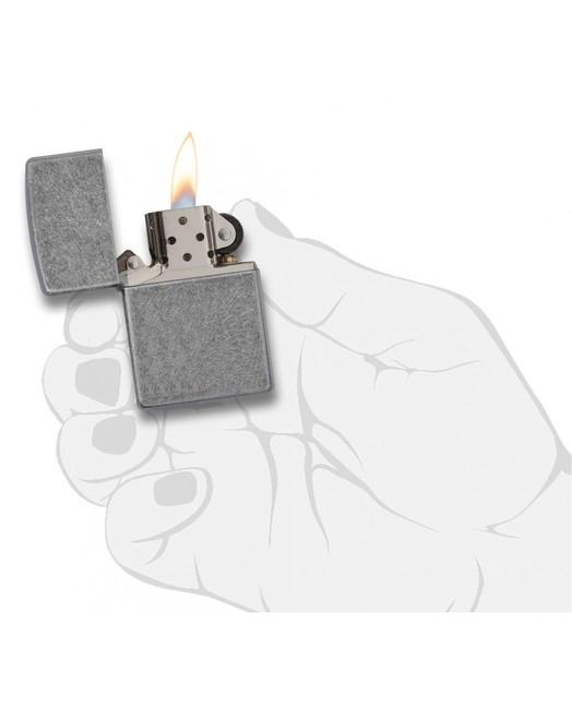 Zippo Antique Benzinfeuerzeug silber