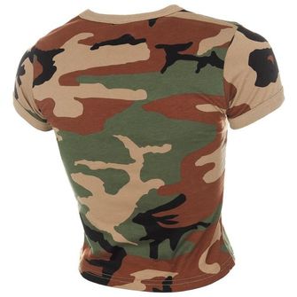 MFH Camouflage Damenshirt Muster woodland, 160g/m2