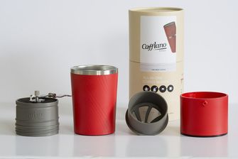 Cafflano Klassic Kaffeemaschine, rot