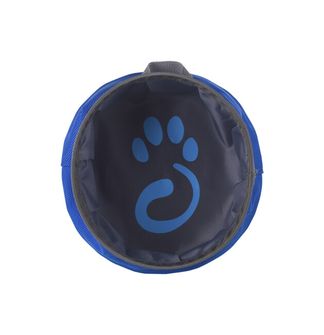 Mountain Paws Wassernapf für Hunde, zusammenklappbar S blau