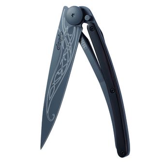 Deejo-Schließmesser Black Tattoo Ebenholzklinge Elven blade