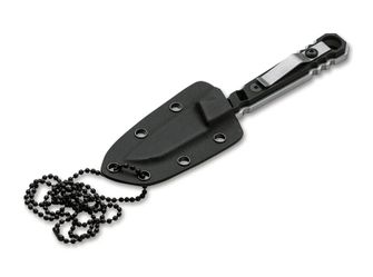 Böker Neck Knife mit Kette und Scheide, 5,8 cm, schwarz