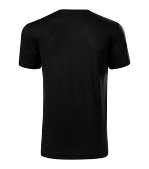 Malfini Merino Rise Herren-T-Shirt, kurz, schwarz