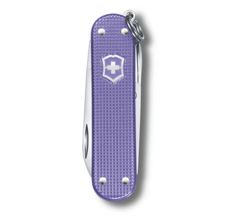 Victorinox Classic Colors Electic Lavender Multifunktionsmesser 58 mm, lila, 5 Funktionen