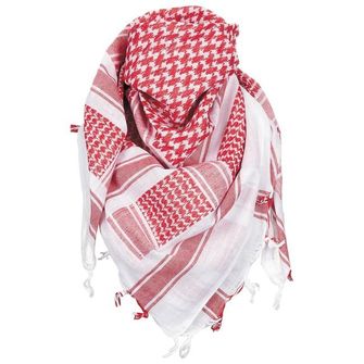 MFH PLO-Baumwoll-Arafat, rot und weiß, 115 x 110cm