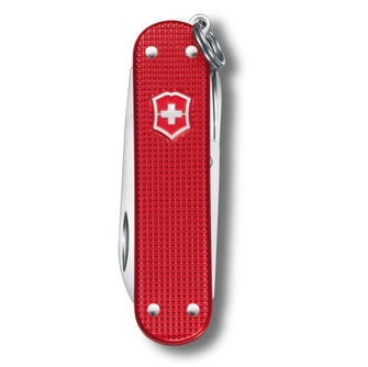 Victorinox Classic Colors Alox Sweet Berry Multifunktionsmesser 58 mm, rot, 5 Funktionen