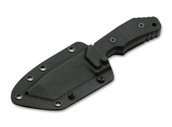 Böker feststehendes Messer mit Scheide, 8 cm, schwarz
