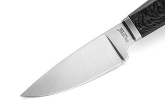 Lionsteel Messer mit feststehender Klinge und Kohlefasergriff WILLY WL1 CF