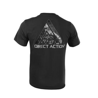 Direct Action® T-Shirt Logo D.A. (#3) - Cotton - schwarz