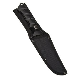 Mil-tec Combat G10 Messer, schwarz