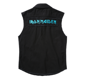 Brandit Iron Maiden Vintage FOTD Ärmelloses Hemd, Schwarz