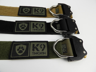 K9 Thorn Delta Halsband mit Kobraschnalle, schwarz