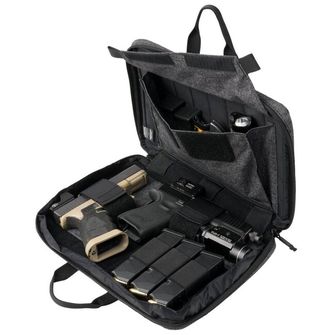Helikon-Tex Tasche für 2 Pistolen - Nylon Polyester Mischung - Melange Schwarz-Grau