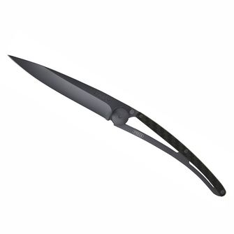Deejo-Schließmesser black Carbon