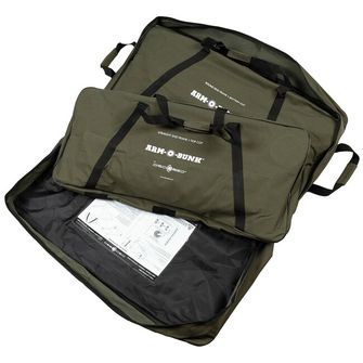Disc-O-Bed-Klappliege mit Arm-O-Bunk-Seitentasche, OD-Grün
