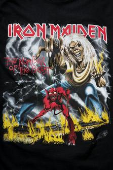 Brandit Iron Maiden T-shirt Number of the Beast II, schwarz