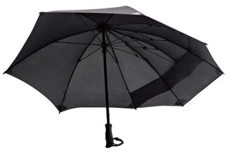 EuroSchirm Swing Backpack Rucksack Regenschirm Regenschutz schwarz