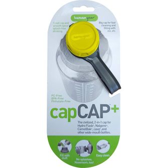 humangear capCAP+ Flaschendeckel für 5,3 cm Durchmesser gelb