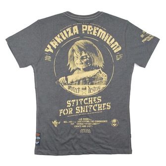 Yakuza Premium Herren-T-Shirt 3019, graublau