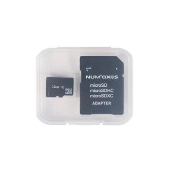 NUM´AXES 32GB Micro SDHC Karte Class 10 mit Adapter