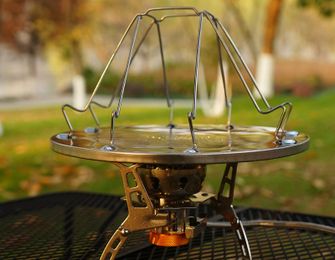 Origin Outdoors Edelstahl Campingkocher mit Toaster