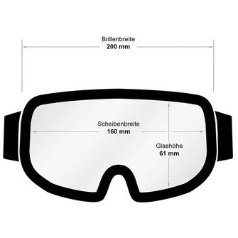 MFH Taktische Schutzbrille, KHS, schwarz