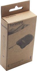 Baladeo TRA012 Reißverschluss-Wahlschloss mit Kabel