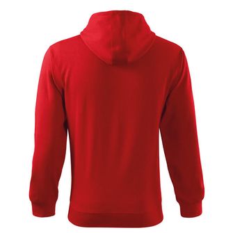 Malfini Trendy zipper Herren-Sweatshirt, rot, 300g/m2