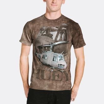 The Mountain 3D Armeehubschrauber-T-Shirt, Unisex