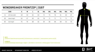 Brandit Frontzip Windbreaker Jacke, M90 darkcamo