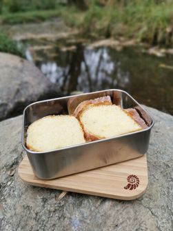 Origin Outdoors Bambus-Edelstahl-Lunchbox 1,2 L