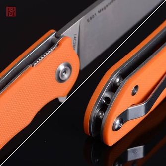 Real Steel Öffnungsmesser Megalodon E801 orange G-10, 22cm