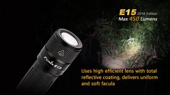 Fenix LED-Taschenlampe E15 XP-G2, 450 Lumen