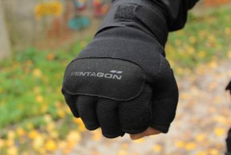 Pentagon Duty Mechanic Handschuhe fingerlos 1/2, schwarz