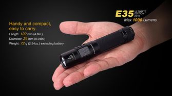 Fenix LED-Taschenlampe E35 Ultimate Edition, 1000 Lumen