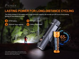 Set aus Fenix BC26R Fahrradlampe und BC05R V2.0 Blinker