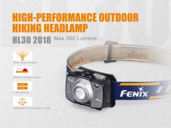 Kopflampe Fenix HL30 XP-G3, 300 Lumen