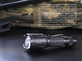 Taktische LED-Taschenlampe Fenix TK25 IR, 1000 Lumen