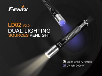 Taschenlampe Fenix LD02 High CRI + UV