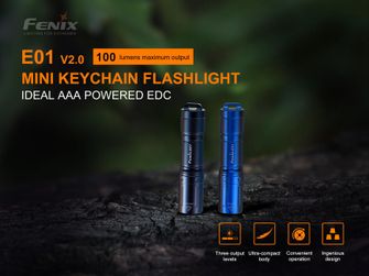 Fenix Mini-Taschenlampe E01 V2.0