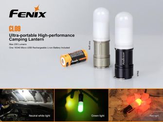 Taschenlampe Fenix CL09 - grau