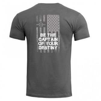 Pentagon American Flag -T-Shirt, grau