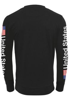 NASA US Crewnec Herren-Sweatshirt, schwarz