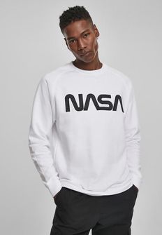 NASA EMB Crewneck Herrensweatshirt, weiß