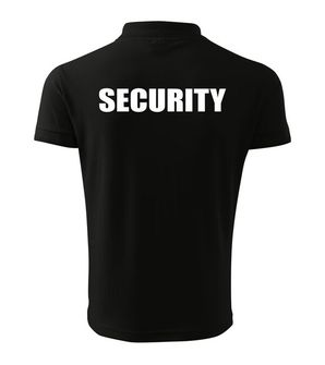 DRAGOWA Polo-Shirt SECURITY, schwarz