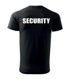 DRAGOWA T-Shirt mit Aufschrift SECURITY, schwarz