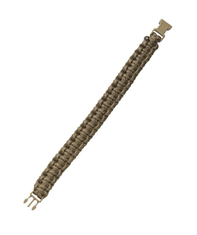 Mil-tec Survival Paracord-Armband 15mm, coyote