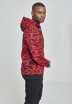Urban Classics Herren-Camouflage-Sweatshirt, red camo